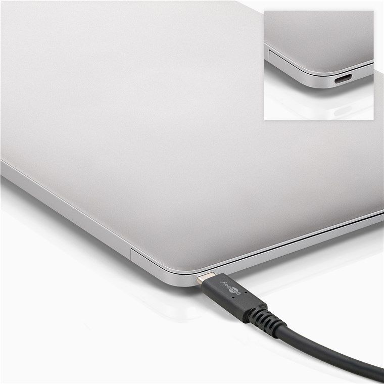 USB-C Kabel USB4 0.8m schwarz