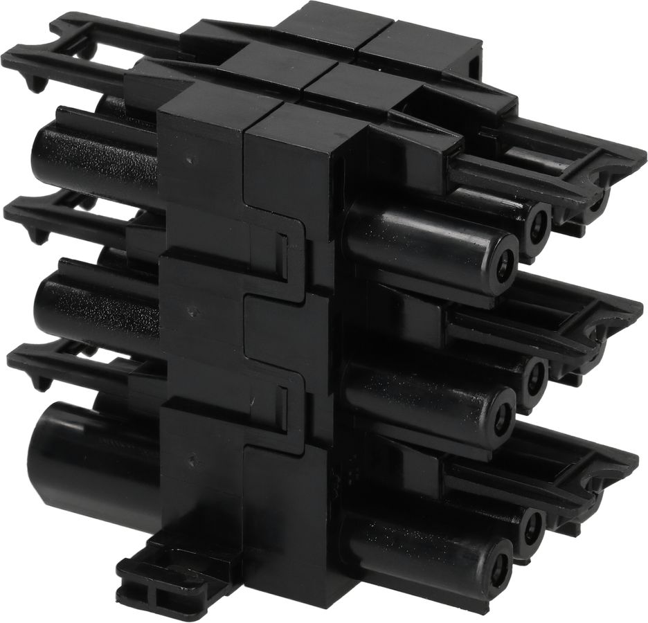 bloc de distribution AC 166 GVH 6/3 noir