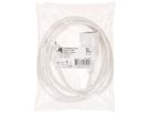 Rallonge TD H05VV-F3G1.5 2m blanc type 23 / type 23