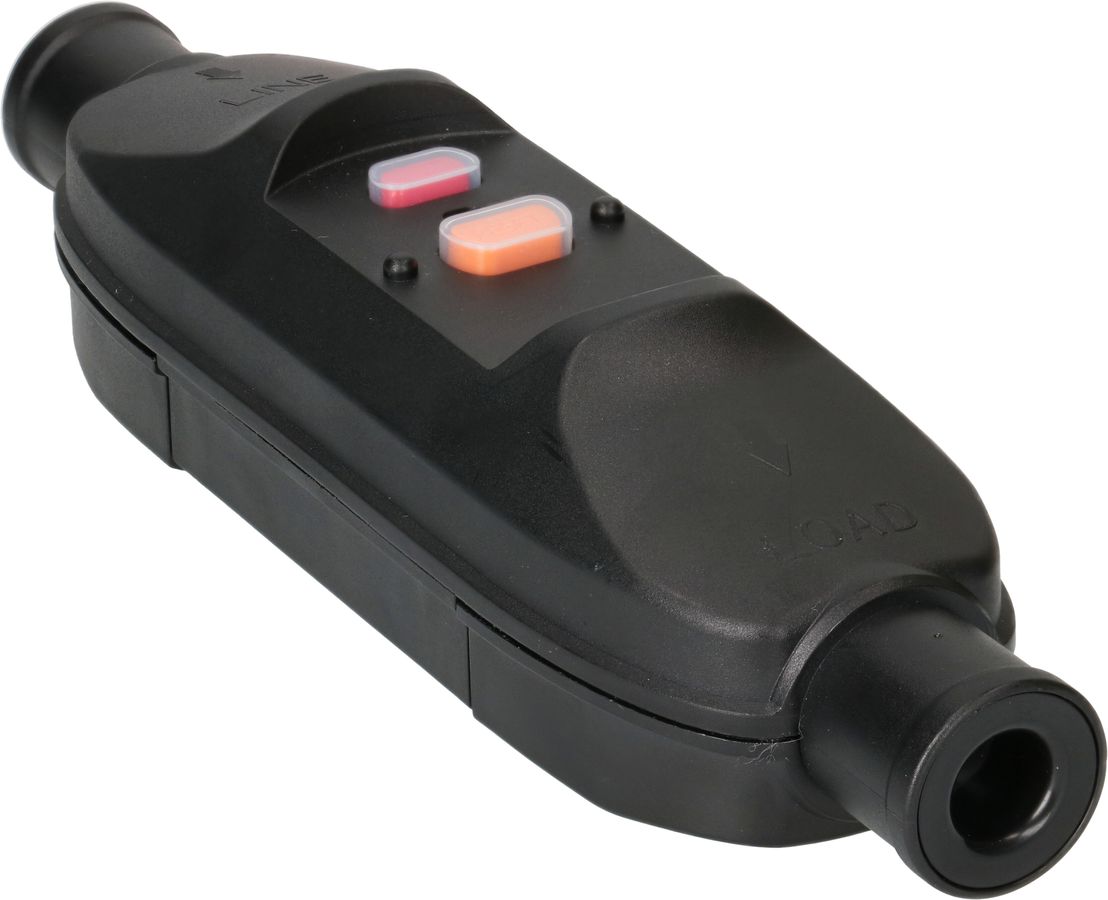 FI interruttore intermedio di protezione personale 16A 30mA nero