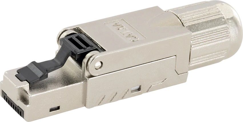 fiche réseau RJ45 Cat. 6a/Cat. 7 métal