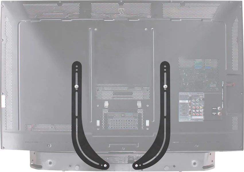 support de barre de son TV universel 15kg noir