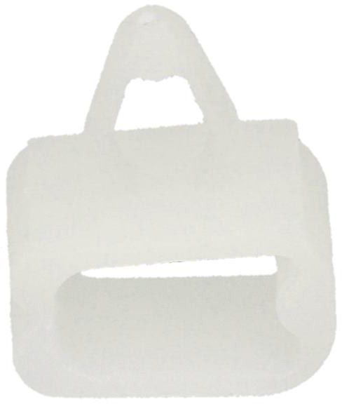 Porte-fil à clipser POM blanc