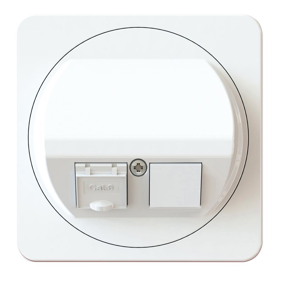 rete 1x RJ45 Cat. 6 non schermato / 1x ciaca AP maxONE bianco