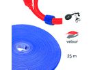 rouleau de velcro double face 25m bleu