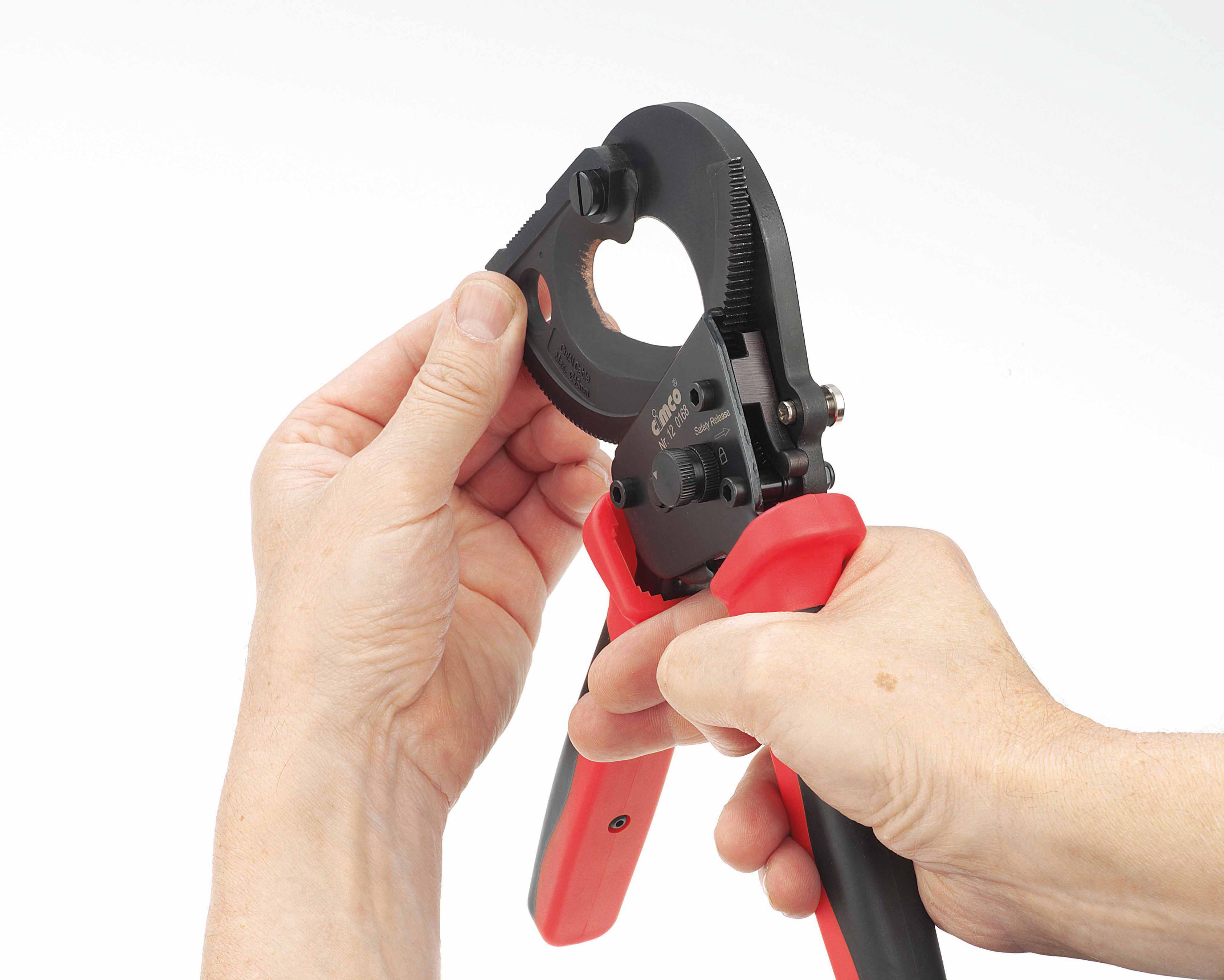 Coupe-câble à cliquet à une main, couper les câbles sans écraser