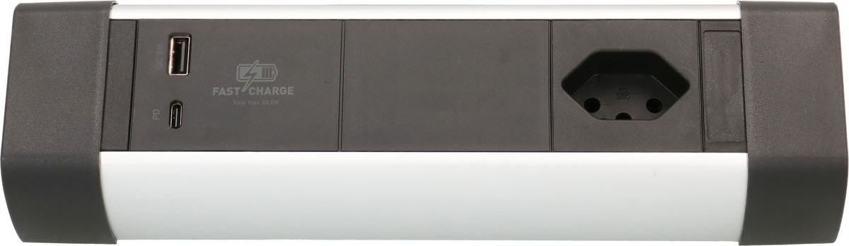 multiprise Office Line 1x type 13 1x USB A 1x USB C, PD+QC