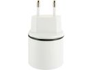 USB-adaptateur de charge 2x USB-A 12W blanc