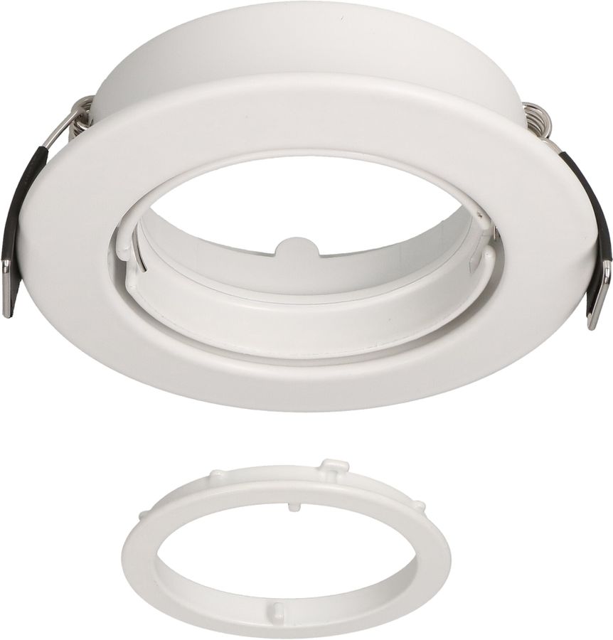 Einbaurahmen Ø68 weiss für LED-Lampen mit GU10-Sockel