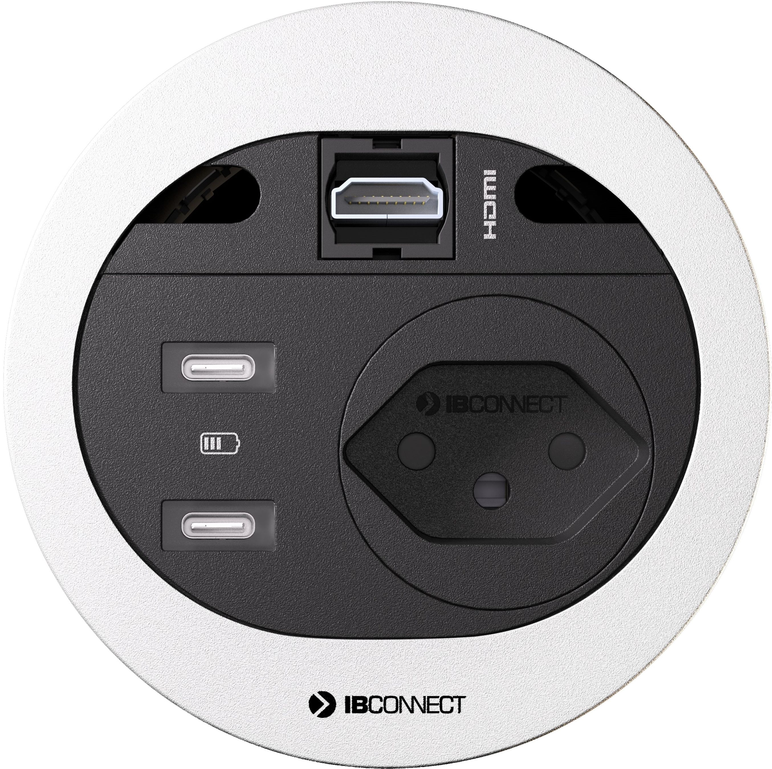 DIVUS bloc multiprise blanc 1x type 13 2x USB-C 1x HDMI