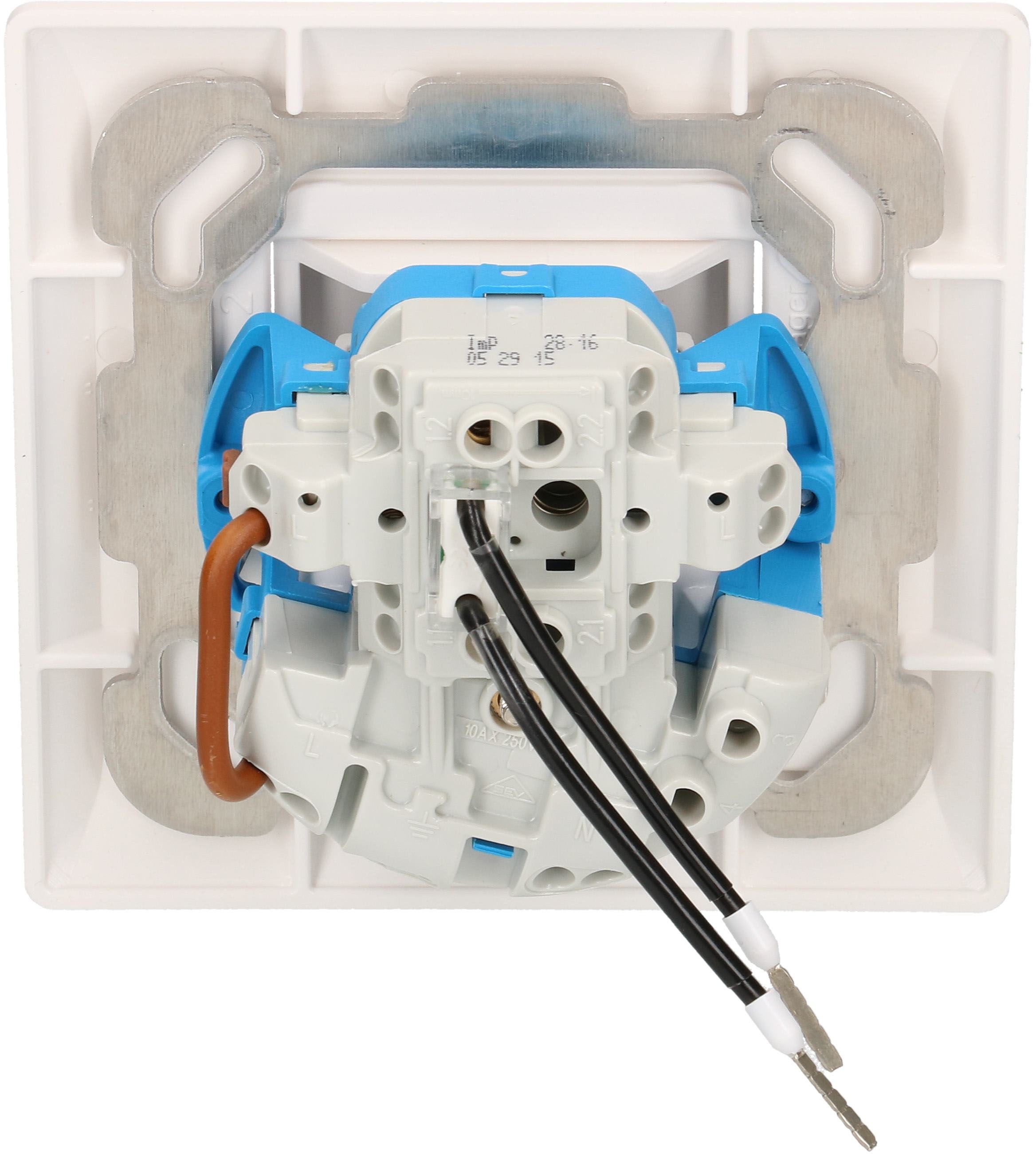 Kleinkombi A/R gelb beleuchtet / Typ 13 UP Kallysto weiss