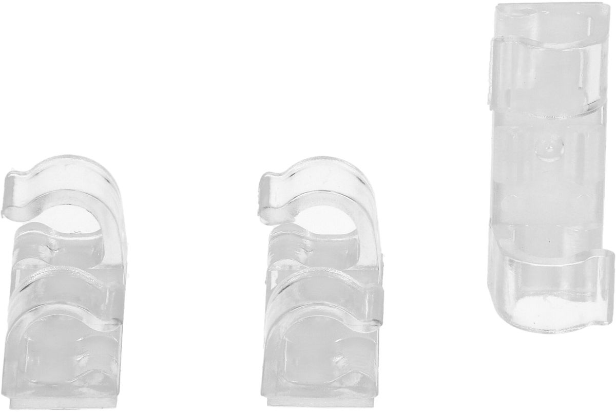 kit de clips pour câbles 8mm transparent