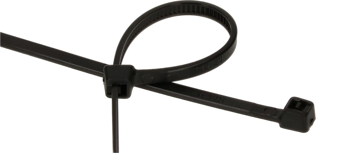 attache câbles noir 2.5x100mm / 100 pièces