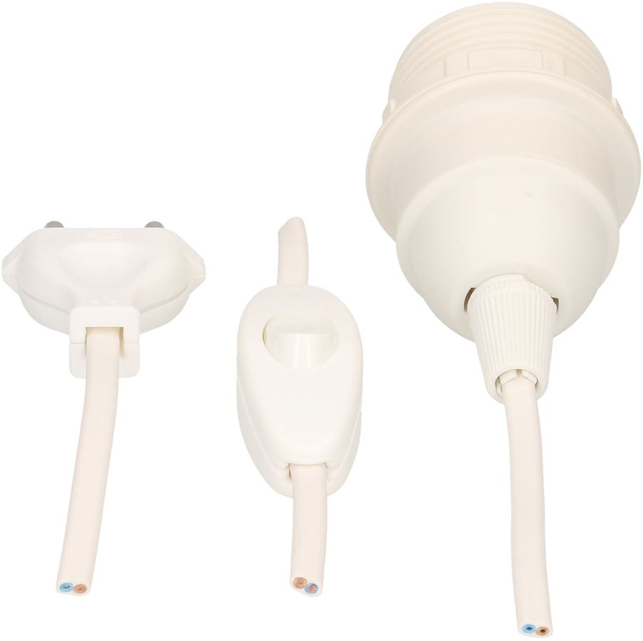 garniture d'éclairage E27 blanc L=1.5m