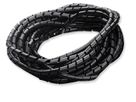 Bande en spirale ép. de botte 4-20mm larg. d'hélice 7.0mm noir