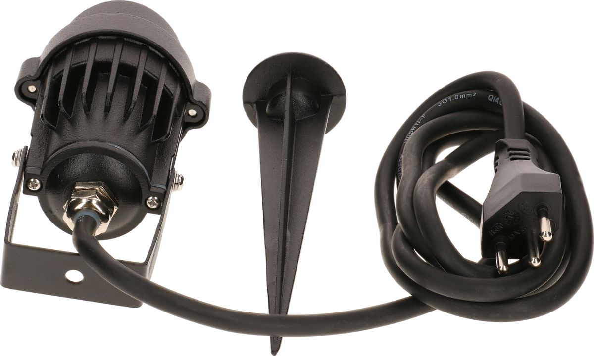 LED Gartenspot 350lm ALU schwarz IP65