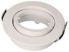 Einbaurahmen Ø68 weiss für LED-Lampen mit GU10-Sockel